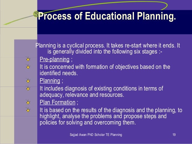 phd thesis in educational planning